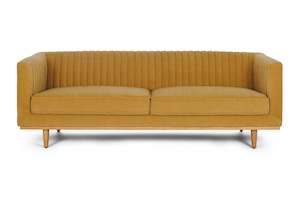 Furniture By Design: Madison 3 Seater Sofa - Honey