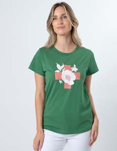Stella + Gemma T-Shirt - Vintage Green Floral