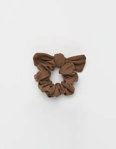 Hair Accessories: Stella + Gemma - Coffee Wool Scrunchie