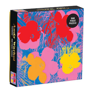 Adult Puzzles: Logical Toys - Andy Warhol Flowers Puzzle