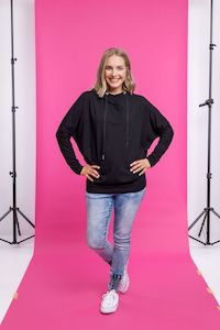 T Shirts And Shirts: Homelee Ellen Tee - Black