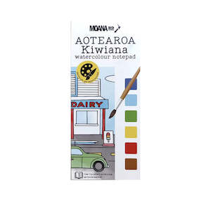 Moana Road - Watercolour Notepad - Kiwiana