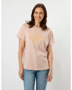 Stella + Gemma Ace Tee - Bronze Safari Cross