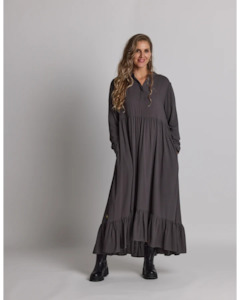 Dresses: Stella + Gemma Greenwich Dress - Mushroom