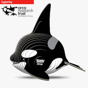 Toys: Eugy Orca - 3D Cardboard Model Kit
