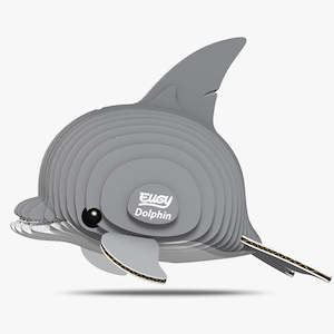 Eugy Dolphin - 3D Cardboard Model Kit