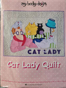 Original Pink Possum Kits And Patterns: KIT of Cat Lady Quilt  by Amy Bradley