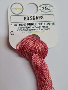 House Of Embroidery Threads Sue Spargo: 60C Snaps House of Embroidery P8