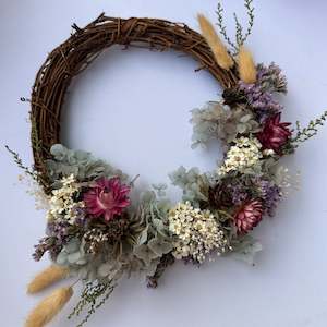 Dried Flowers: Wreath - Spring Meadow