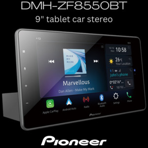 Products: Pioneer DMH-ZF8550BT tablet CarPlay Android Auto stereo - Pioneer Car Audio Rapid Radio Auckland