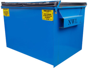 Front Load Bins: PCB - 3.0M (Solid) Painted - FEL Cages