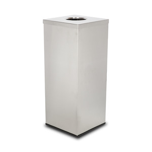Stainless Steel Bins: Stainless Steel Square 46L Bin - RCB-821S