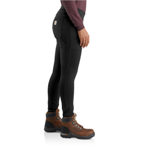 Pants Bibs Shorts And Leggings: Carhartt Womens Force Fitted HEAVYWEIGHT Lined Legging