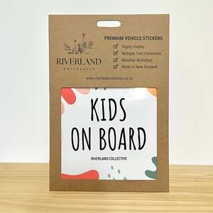 Riverland Collective: Kids On Board Sticker