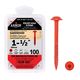 Color-Coat 1-1/2″ Fine-Thread Pocket Hole Screws- 100 Package (Armor-Tool)