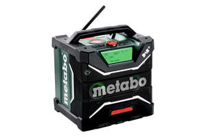 Metabo Black Friday Deals: METABO 18V DIGITAL Worksite RADIO CHARGER WITH BONUS 4.2Ah BATTERY (METABO)