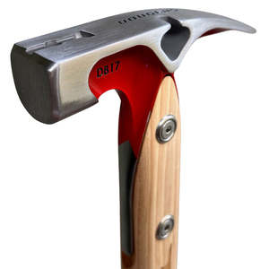 Original Douglas 17oz finishing Hammer satin finish red 14cx smooth face  (Douglas)