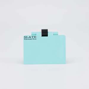"The Quarto" super lightweight metal notepad "Glacier" (Quarto)