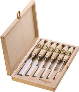 Brand Two Cherries Germany: Hornbeam Handle Chisel Set best seller (Two Cherries)