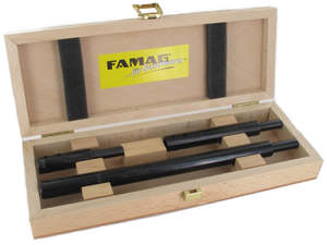 Brand Famag: 3 pcs. Extension Set in Wooden Case for 8mm Bormax Shank (Famag)