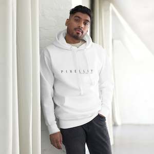 Frontpage: Mens Pixellly Live Life, Love Yourself Hoodie