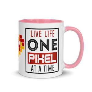 Mug Live Life One Pixel At A Time