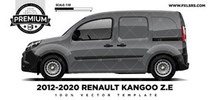 2012-2020 RENAULT Kangoo Z.E 'Vector' Template