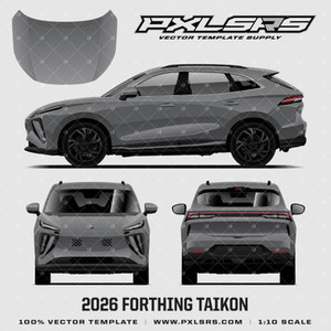 Products: 2026 Forthing Taikon EV/Hybrid '100% Vector' Template