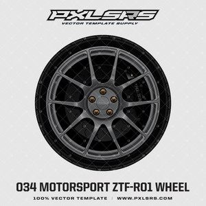034Motorsport ZTF-R01 Wheel 'Premium' Vector Wheel