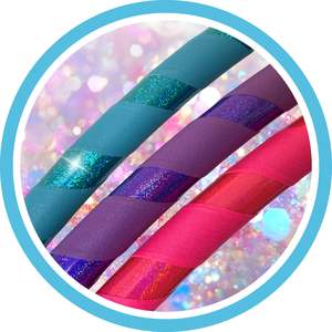 Beginner Hula Hoops: Blue Sparkles Beginner Hoop [LIMITED EDITION]