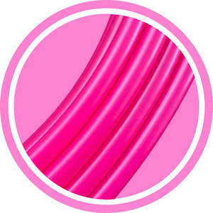 Intermediate Polypro Hula Hoops: Hot Pink Polypro Hula Hoop