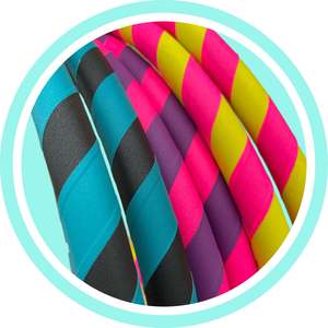 Kids Hoops: 2-Stripe Kids' Hula Hoops