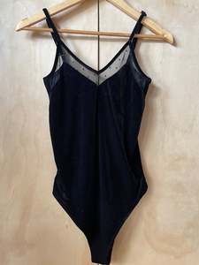 Pre Loved Clothing Festival Wear: Velvet Allure Bodysuit