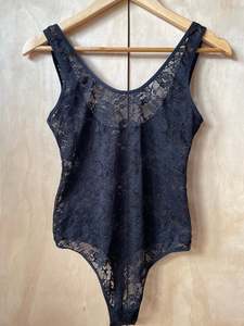 Pre Loved Clothing Festival Wear: Cheeky Lace Bodysuit