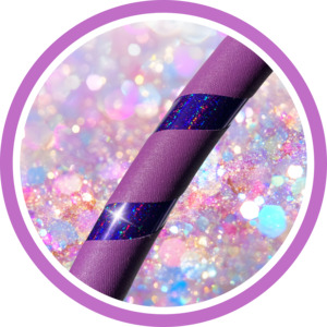 Beginner Hula Hoops: Purple Sparkles Beginner Hoop [LIMITED EDITION]