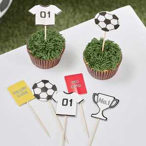 Products: Football / Soccer Cupcake Toppers - Pixie Party Boutique