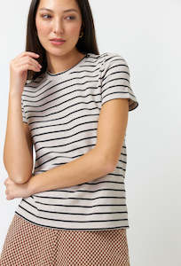 Kate Sylvester: Nautical T-Shirt - Sand