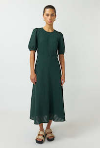 Cross Stitched Dress - Bottle