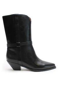 Footwear Women: Sade Cowboy Boot - Black