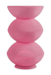 Bubble Side Table - Translucent Rose