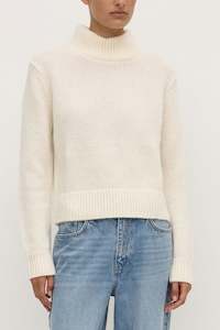 Cosette Alpaca Wool Blend Knit - Cream