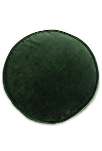 Kombu Green Velvet Pea Cushion