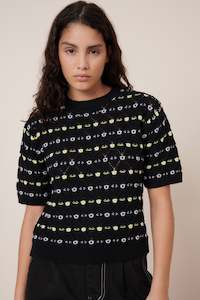 Knitwear: Rhode Top - Daisy Jacquard