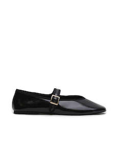 Footwear Women: Mary Jane - Shiny Black