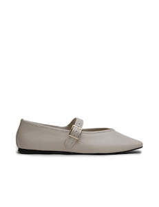 Footwear Women: Mary Jane - Eggshell