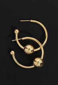 Accessories Women: Alba Hoops Large - Gold
