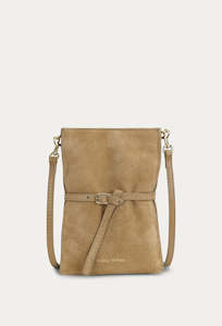 Bags Wallets: Mr Penny Pouchette - Oat Suede