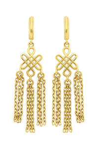 Ether Earrings - 22k Gold Plate