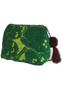 Lucia Terry Pouch - Kelp