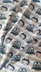 Fabric Library: SALE Fabric - Betty Boop Sand Stripe